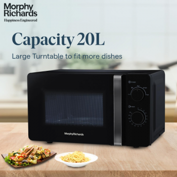 Morphy Richards Solo Microwave Oven | 20 L | Black | 790024 Morphy Richards Solo Microwave Oven | 20 L | Black | 790024