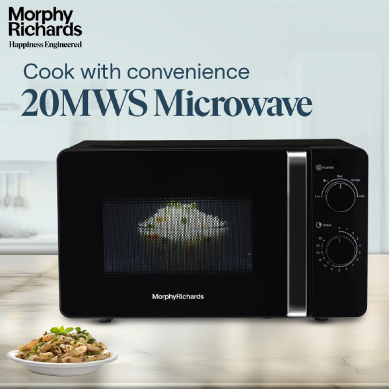 Morphy Richards Solo Microwave Oven | 20 L | Black | 790024 Morphy Richards Solo Microwave Oven | 20 L | Black | 790024
