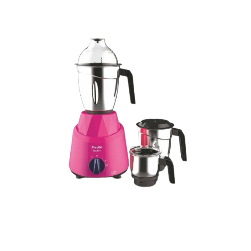 Preethi Galaxy MG 225 750 W Mixer Grinder with 3 Jars | Pink Preethi Galaxy MG 225 750 W Mixer Grinder with 3 Jars | Pink