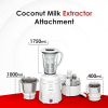 Sujata MULTIMIX Juicer Mixer Grinder | 900 W | 3 Jars | White Sujata MULTIMIX Juicer Mixer Grinder | 900 W | 3 Jars | White