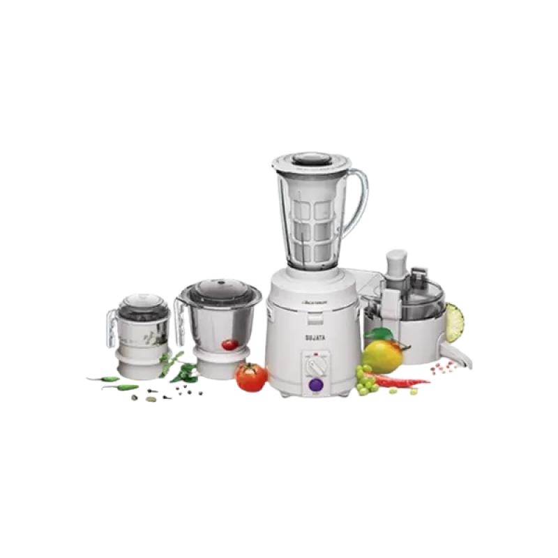 Sujata MULTIMIX Juicer Mixer Grinder | 900 W | 3 Jars | White Sujata MULTIMIX Juicer Mixer Grinder | 900 W | 3 Jars | White