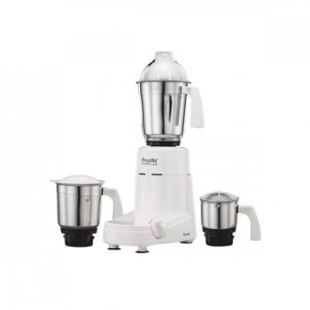Preethi Popular MG-142 750 W Mixer Grinder 3 Jars | White