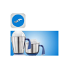 Preethi Blue Leaf Mixer Grinder | 750 W | 4 Jars | White and Blue | MG139