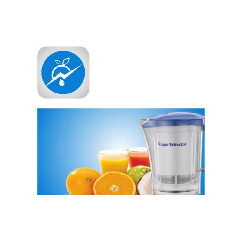 Preethi Blue Leaf Mixer Grinder | 750 W | 4 Jars | White and Blue | MG139 Preethi Blue Leaf Mixer Grinder | 750 W | 4 Jars | White and Blue | MG139