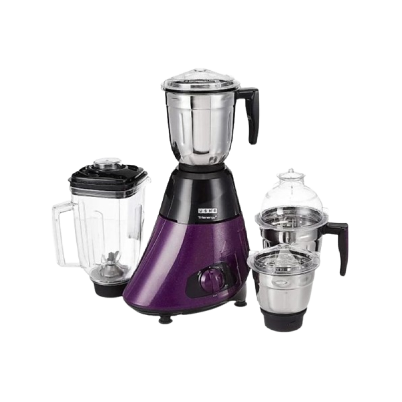 Usha Trienergy Plus Mixer Grinder | 800 W | 4 Jar | Black Usha Trienergy Plus Mixer Grinder | 800 W | 4 Jar | Black