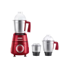 USHA TH800MX3 Thunderbolt Mixer Grinder | 3 jar | 800 W | Red