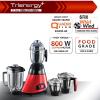 Usha Trienergy Plus Mixer Grinder | TP800MX4 | 800 Watt | 4 Jar | Black and Red Usha Trienergy Plus Mixer Grinder | TP800MX4 | 800 Watt | 4 Jar | Black and Red