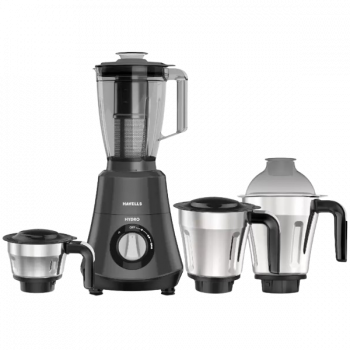 HAVELLS HYDRO Mixer Grinder | 750 W | 4 Jars | Black