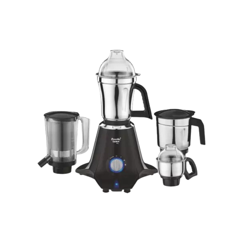 Preethi Taurus Plus MG 257 1000 W Mixer Grinder | 4 Jars | Black Preethi Taurus Plus MG 257 1000 W Mixer Grinder | 4 Jars | Black