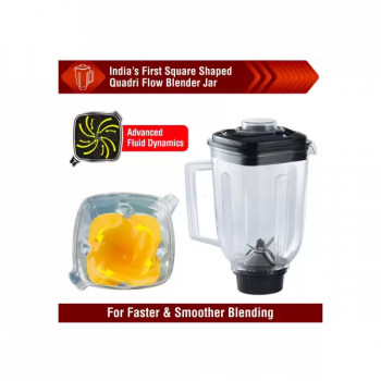 USHA Trienergy Mixer Grinder | 800 W | 4 Jars | Blue, Black | TP800MX4