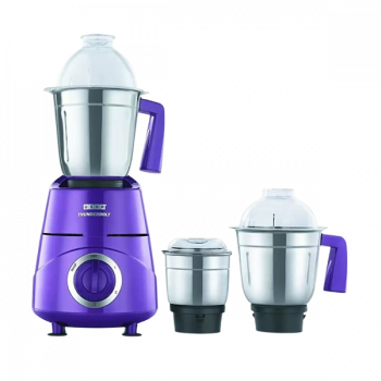 USHA Thunderbolt Mixer Grinder | 800 W | 3 Jars | Blue | TH800MX3