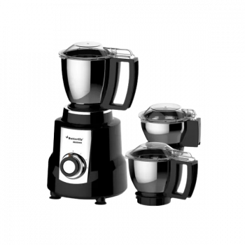 Butterfly Magnum 1.2 Hp Mixer Grinder | 3 Jar | 900 Watt | Black