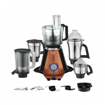 Preethi Zodiac Stardust Mixer Grinder | Super Extractor 750W Juicer | Copper , Black