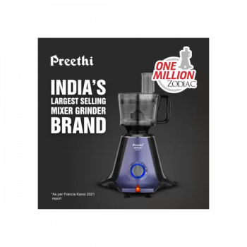 Preethi Zodiac Glitter MG 264 Mixer Grinder | 750 Watt | 5 Jars | Lavender, Black Preethi Zodiac Glitter MG 264 Mixer Grinder | 750 Watt | 5 Jars | Lavender, Black
