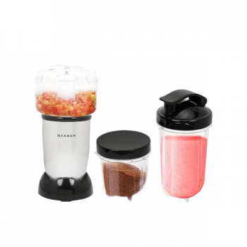 Faber 3-In-1 Sportz Blender | Chopping Jar, Smoothie & Grinding Jar Faber 3-In-1 Sportz Blender | Chopping Jar, Smoothie & Grinding Jar