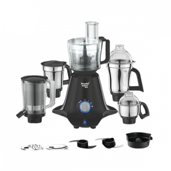 Preethi | Zodiac | Mg 261 | 750 Watts | | 5 Masterchef Jar | Mixer Grinder | Black