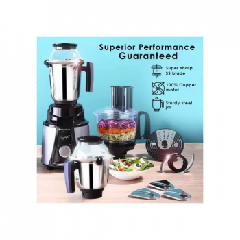 WONDERCHEF Galaxy Juicer Mixer Grinder | Food Processor | 750 W | 4 Jars | Black WONDERCHEF Galaxy Juicer Mixer Grinder | Food Processor | 750 W | 4 Jars | Black