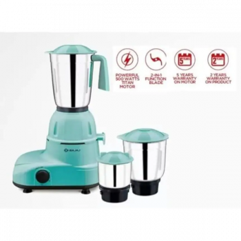 Bajaj Glory Neo Mixer Grinder | 500 W | 3 Jars Bajaj Glory Neo Mixer Grinder | 500 W | 3 Jars
