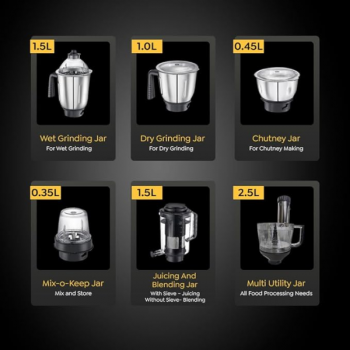 Prestige Endura Pro Multi Functional Mixer Grinder | 1000W Prestige Endura Pro Multi Functional Mixer Grinder | 1000W