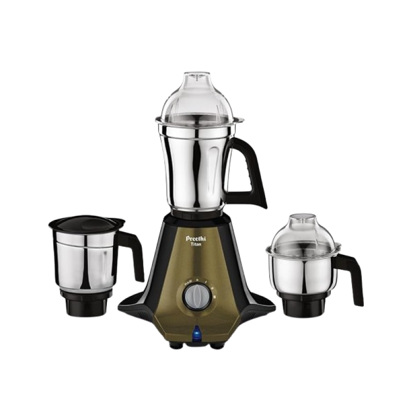 Preethi Titan Mixer Grinder | 3 Jars | 1000W | Black | MG-283 Preethi Titan Mixer Grinder | 3 Jars | 1000W | Black | MG-283