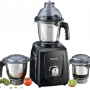 Sujata Mixer Grinder | 1000 W |  3 Jars | Black | MG02