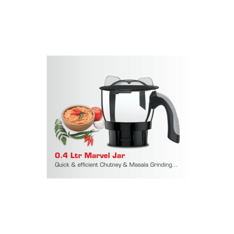 Vidiem Eva Prime Mixer Grinder | 750W | 3 Jars | Black Vidiem Eva Prime Mixer Grinder | 750W | 3 Jars | Black