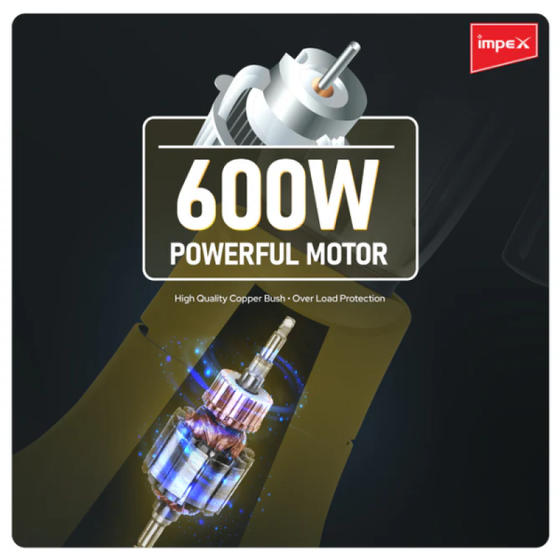 IMPEX Grind Q 600 Mixer Grinder | 600 W | 3 Jars | Yellow Black IMPEX Grind Q 600 Mixer Grinder | 600 W | 3 Jars | Yellow Black