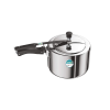 Nolta Stainless Steel Inner Lid Pressure Cooker | Salsa | 3 Ltr | Silver