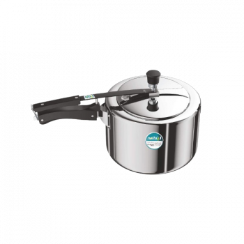 Nolta Stainless Steel Inner Lid Pressure Cooker | Salsa | 3 Ltr | Silver