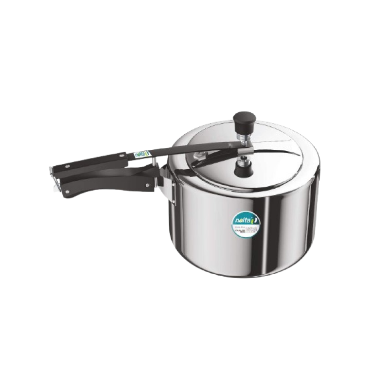 Nolta Stainless Steel Inner Lid Pressure Cooker | Salsa | 3 Ltr | Silver