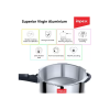 Impex Norma 3 L Non-Induction Base Aluminum Pressure Cooker with Outer Lid | Silver