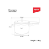 Impex EP Induction Base Pressure Cooker | Stainless Steel Impex EP Induction Base Pressure Cooker | Stainless Steel