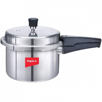 Impex ECO 3 Litre Induction Base Aluminium Pressure Cooker With Outer Lid
