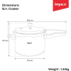 IMPEX Norma | Non-Induction Base Outer Lid Aluminium | 5 L Pressure Cooker | Aluminium | Silver IMPEX Norma | Non-Induction Base Outer Lid Aluminium | 5 L Pressure Cooker | Aluminium | Silver