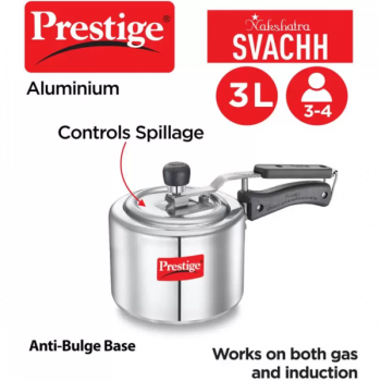Prestige Nakshatra Svachh 3 L Aluminium Pressure Cooker