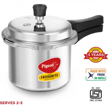 Pigeon Favourite Aluminium Pressure Cooker | 3 L