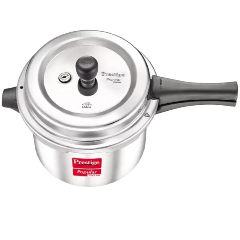 Prestige Popular Svachh Pressure Cooker | 5 L | Aluminium Prestige Popular Svachh Pressure Cooker | 5 L | Aluminium
