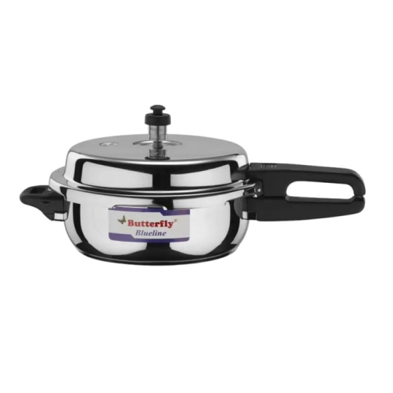 Butterfly Blue Line Induction Bottom Pressure Cooker | 3 L | Stainless Steel
