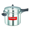 Prestige popular aluminium Outer Lid Pressure Cooker | 10 L | Silver | 10030