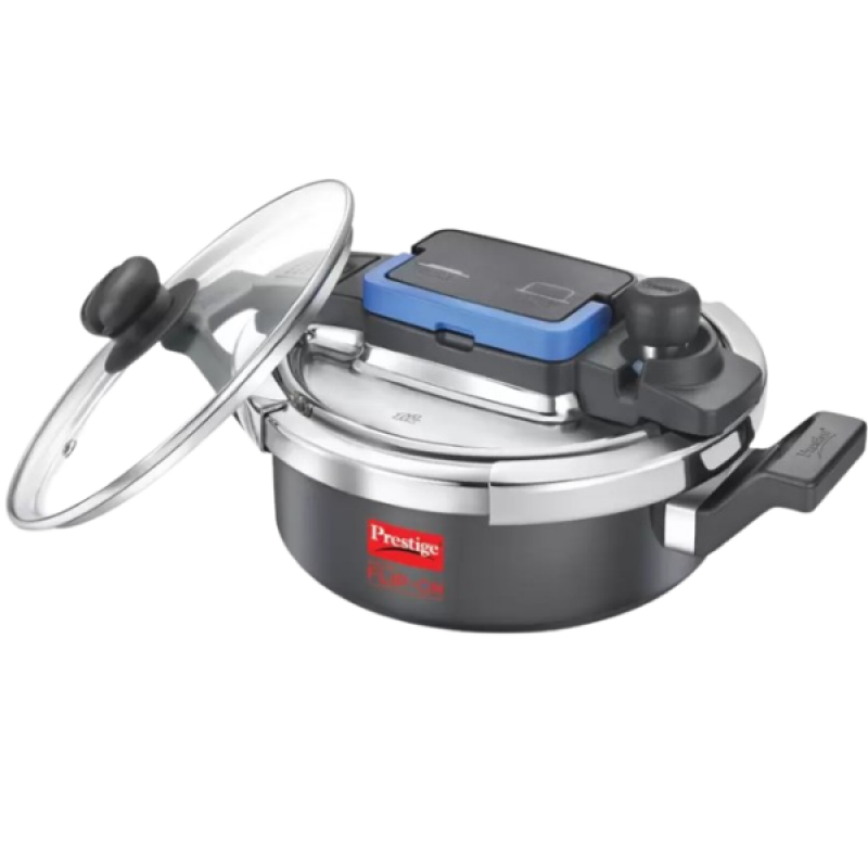 Prestige Flip-on Mini 2 L Induction Bottom Pressure Cooker | Hard Anodized Prestige Flip-on Mini 2 L Induction Bottom Pressure Cooker | Hard Anodized