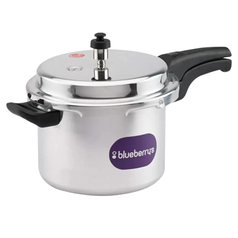 BlueBerrys 5 L, 3 L Induction Bottom Pressure Cooker BlueBerrys 5 L, 3 L Induction Bottom Pressure Cooker