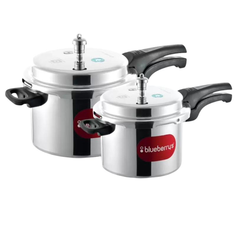 BlueBerrys 5 L, 3 L Induction Bottom Pressure Cooker BlueBerrys 5 L, 3 L Induction Bottom Pressure Cooker