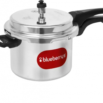 BlueBerrys 3 Liter Induction Base Pressure Cooker Outer Lid, ISI Certified 3 L Induction Bottom Pressure Cooker BlueBerrys 3 Liter Induction Base Pressure Cooker Outer Lid, ISI Certified 3 L Induction Bottom Pressure Cooker