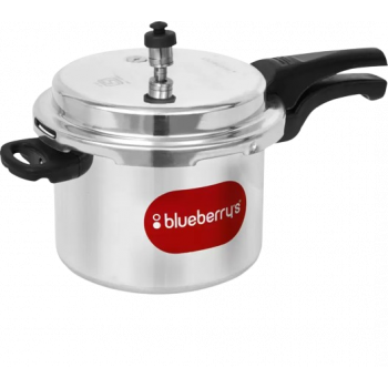 BlueBerrys 3 Liter Induction Base Pressure Cooker Outer Lid, ISI Certified 3 L Induction Bottom Pressure Cooker
