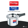 Prestige Popular Svachh Pressure Cooker | 3 L | Outer Lid | Spillage Control Stainless Steel | Silver | 20172 Prestige Popular Svachh Pressure Cooker | 3 L | Outer Lid | Spillage Control Stainless Steel | Silver | 20172