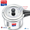 Prestige Popular Svachh Pressure Cooker | 3 L | Outer Lid | Spillage Control Stainless Steel | Silver | 20172 Prestige Popular Svachh Pressure Cooker | 3 L | Outer Lid | Spillage Control Stainless Steel | Silver | 20172