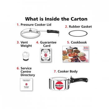 Hawkins Classic Pressure Cooker | 1.5 L | Aluminium