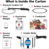Hawkins Inner Lid Induction Bottom Pressure Cooker | Stainless Steel | 5 L | HSS50