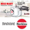 Hawkins Miss Mary (MM30) 3 L Pressure Cooker | Aluminium
