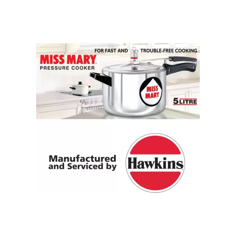 Hawkins Miss Mary Pressure Cooker | 5 L | MM50 Hawkins Miss Mary Pressure Cooker | 5 L | MM50